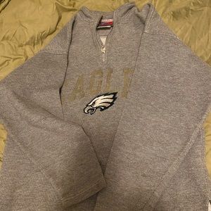 Vintage Pro Player Philadelphia Eagles Fleece half zip pullover